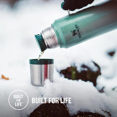 Термос Stanley Classic Legendary: 1041 мл, зелений, нержавіюча сталь, 15-48 годин, BPA-Free, для напоїв