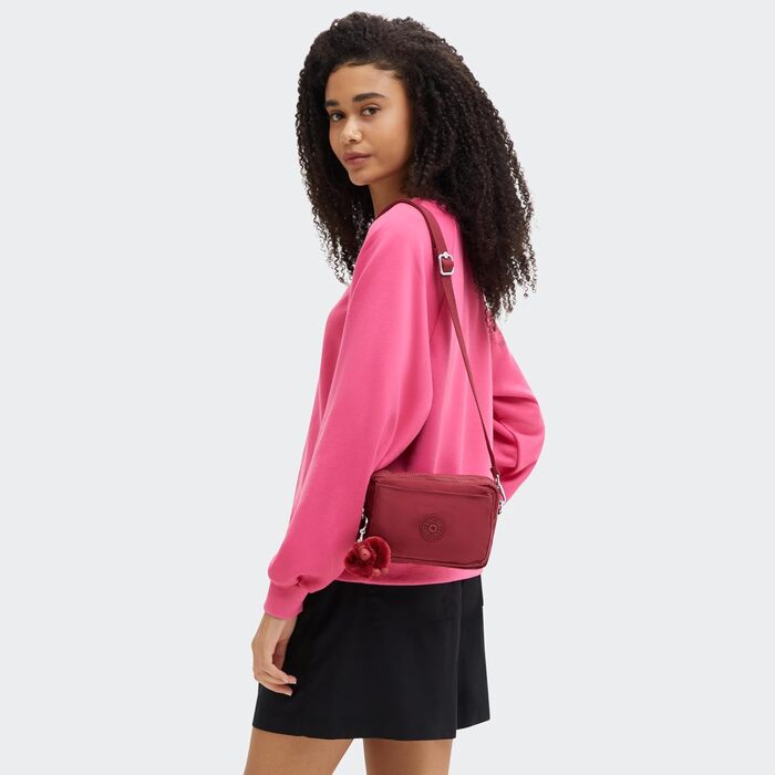 Сумка Kipling ABANU MULTI, червона, жіноча, нейлон