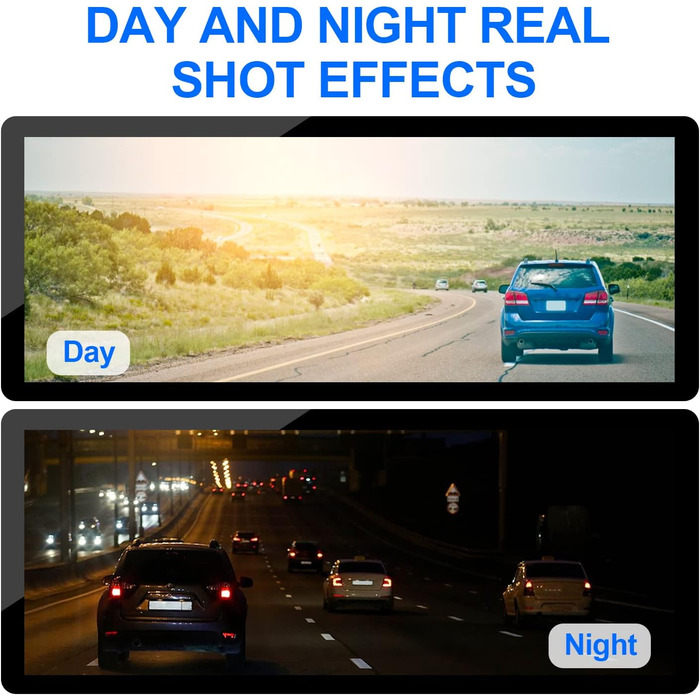 Відеореєстратор Podazz Dashcam Auto – передня та задня камери, 3