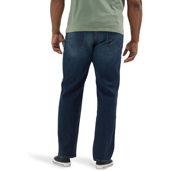 Чоловічі джинси Lee Extreme Motion Relaxed Straight (54W/34L, Dark Convoy) - класичний крій, зручна посадка