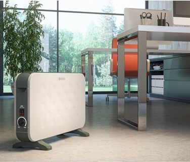 Конвектор-вентилятор Olimpia Splendid Caleo TT, 2000 Вт, білий, для кімнат до 70 м³, з таймером та турбо-режимом