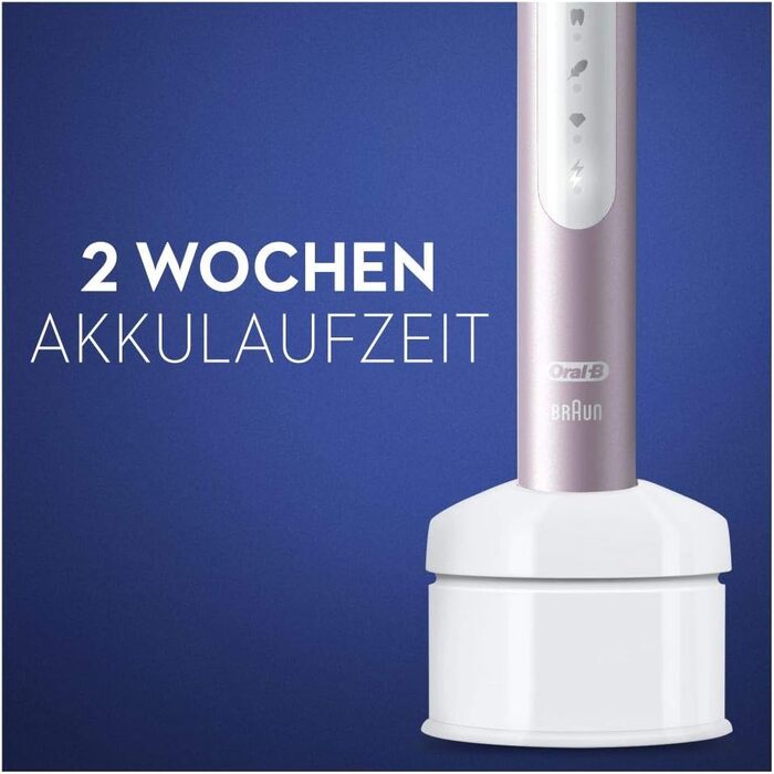 Звукова зубна щітка Oral-B Pulsonic Slim Luxe 4500 Rosegold: 3 режими чищення, 2 насадки, кейс для подорожей