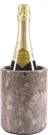 Radicaln Oceanic Marble Wine Cooler - Handcrafted Bar Accessory & Champagne Chiller - 16.5cm