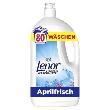 Рідкий пральний засіб Lenor Aprilfrisch для повного прання, 3.6 л, 100 циклів, для видалення запахів та тривалої свіжості при холодному пранні