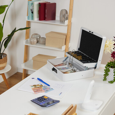 Relaxdays Cash Box Комбінація номерів Євро