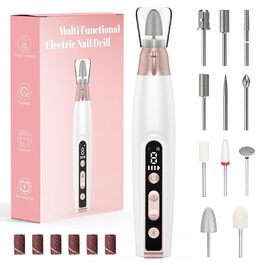 Електричний набір для манікюру та педикюру Nagelfräser: 11 насадок, 9 швидкостей, до 10000 об/хв