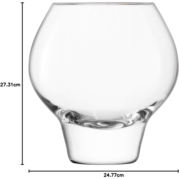 LSA G1570-00-301 Rum Bowl Set, glass, Transparent