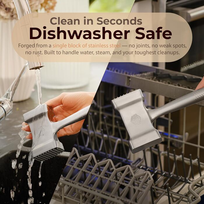 М'ясорубка Fleischklopfer з нержавіючої сталі 0,6 кг, модель MH202311