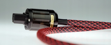 Кабель живлення Cross-Tech Red у обплетенні, 5 м