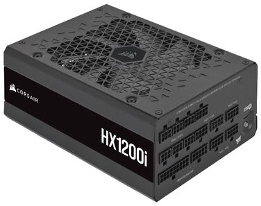 Блок живлення Corsair HX1000i 1200W ATX 3.1 PCIe 5.1, повністю модульний, 80 Plus Platinum, iCUE, чорний