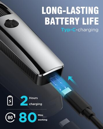 Електричний триммер для бороди Barttrimmer Herren: триммер, шавер, для тіла, USB