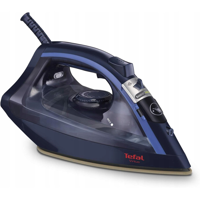 Парова праска Tefal Virtuo 1739 2000 Вт, синя, з функцією вертикального прасування