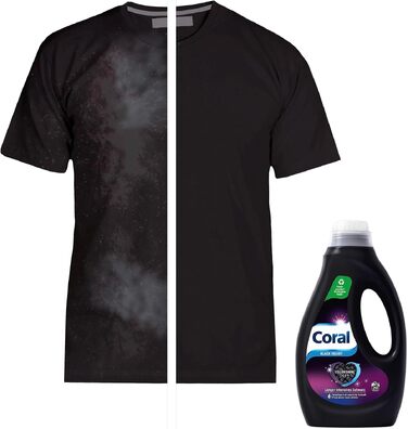 Рідкий засіб для прання чорної білизни Coral Black Velvet з Color Shine Tech та сироваткою для захисту волокон, 6 x 1 л (6 л)