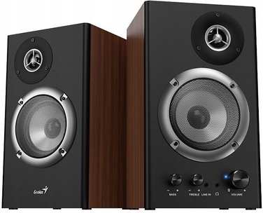 Акустична система GENIUS SP-HF1200B, 2.0, 36 Вт, дерев'яний корпус
