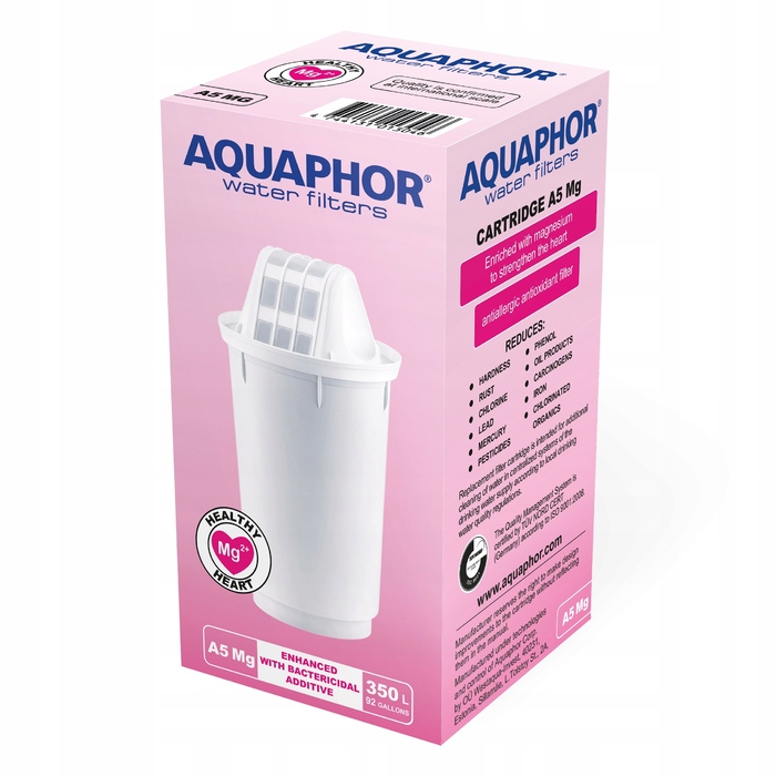 Набір фільтруючих картриджів Aquaphor A5 Mg+, 8 шт.