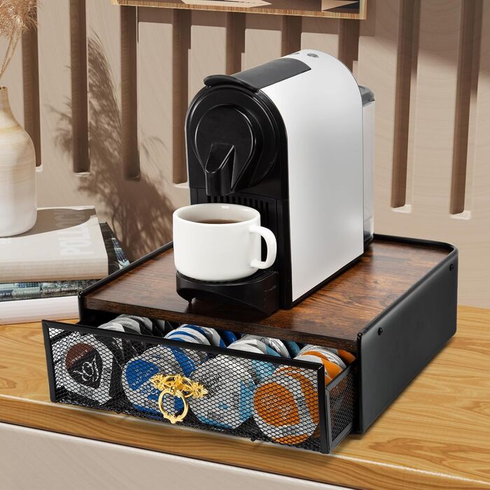 Тримач для капсул Tassimo (64 капсули), металевий органайзер для капсул кави, стійка-диспенсер