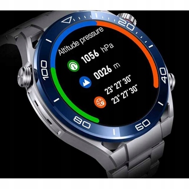 Чоловічий смартгодинник Smart-Trend SMARTWATCH PRO SILVER, чорний