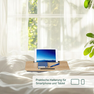 Relaxdays Laptop Cushion with Phone Holder