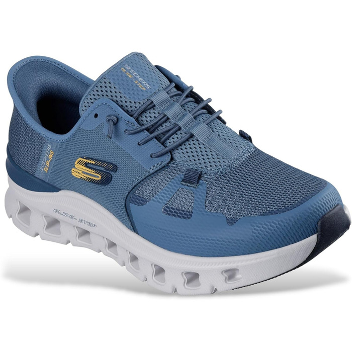 Босоніжки жіночі Skechers Pier-Lite Memory Maker на танкетці, блакитні (45 EU)