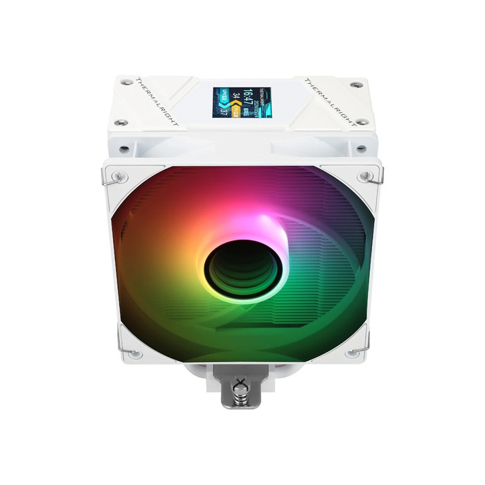 Кулер для процесора Thermalright Active ARGB 120 мм, білий, з IPS-екраном