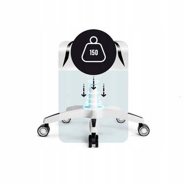 Ігрове крісло Diablo Chairs X-One 2.0, екошкіра, біле