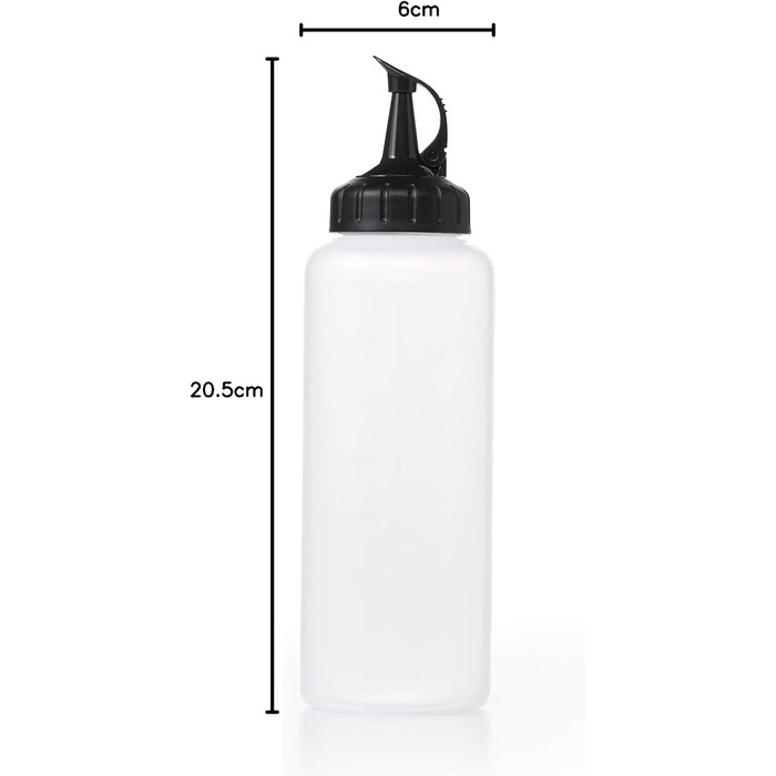 OXO Good Grips Кухонний шейкер-дозатор 350 мл, пластиковий, прозорий