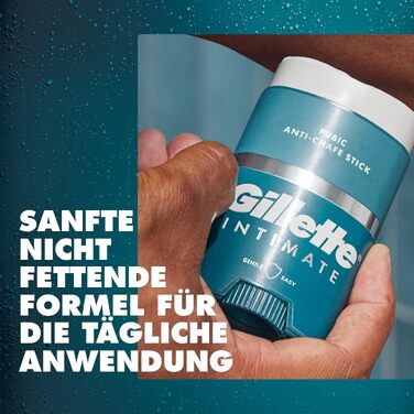 Смінні леза для бритви Gillette Body & Intimate, набір 6 шт, чорні, для делікатних зон та тіла