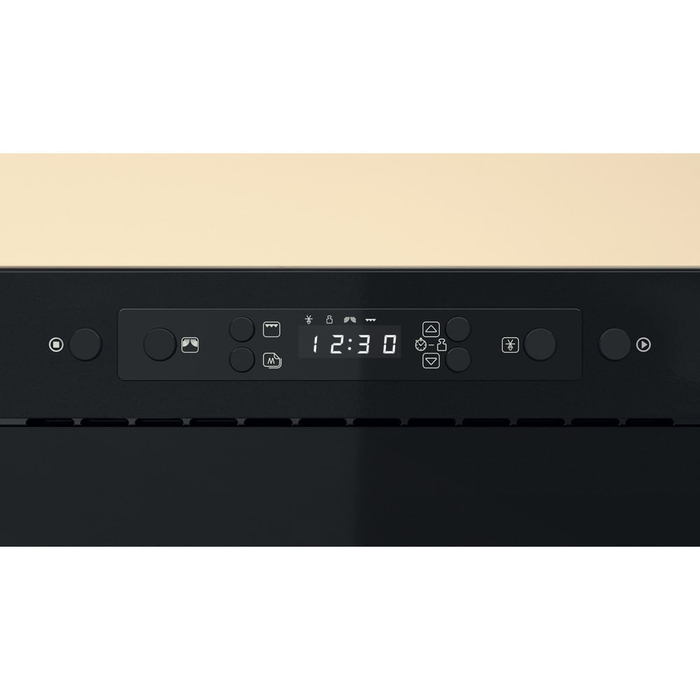 Вбудована мікрохвильова піч Whirlpool MBNA920B, чорна, 750 Вт, 22 л, з грилем