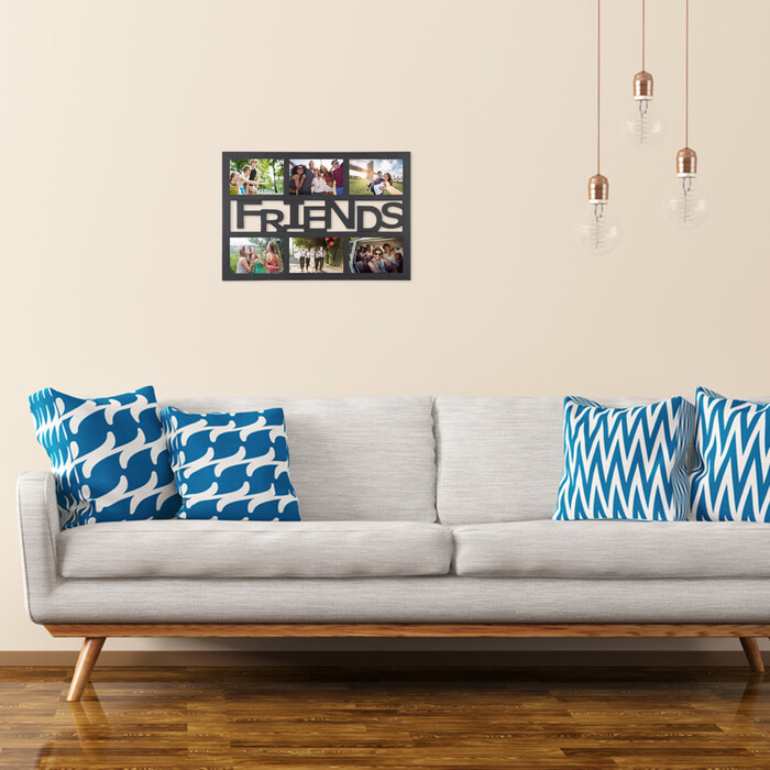 Relaxdays Photo Frame for Friends - Holds 6 Photos