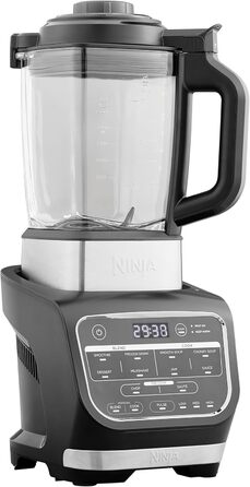 Ninja Foodi Hot & Cold Blender with Auto-iQ Programs - 1.7L Glass Jug, 1000W, Includes Masher & Cleaning Brush