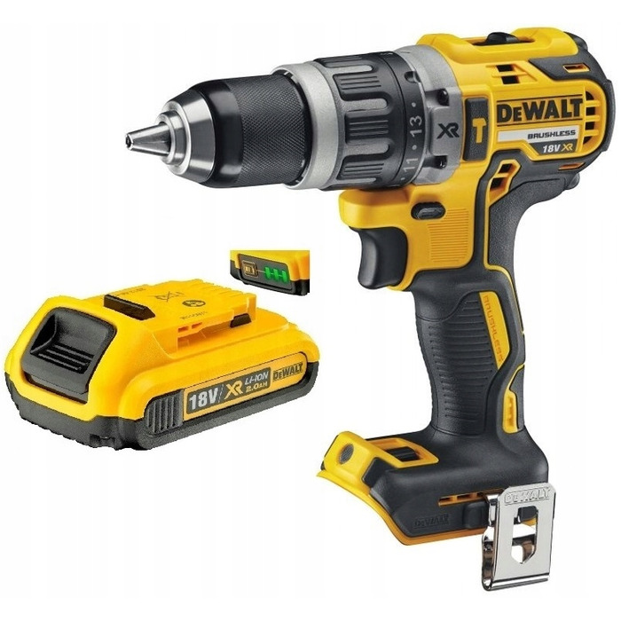 Дриль-шурупокрут DeWalt DCD796D1 18 В, 1 акумулятор 2 Аг