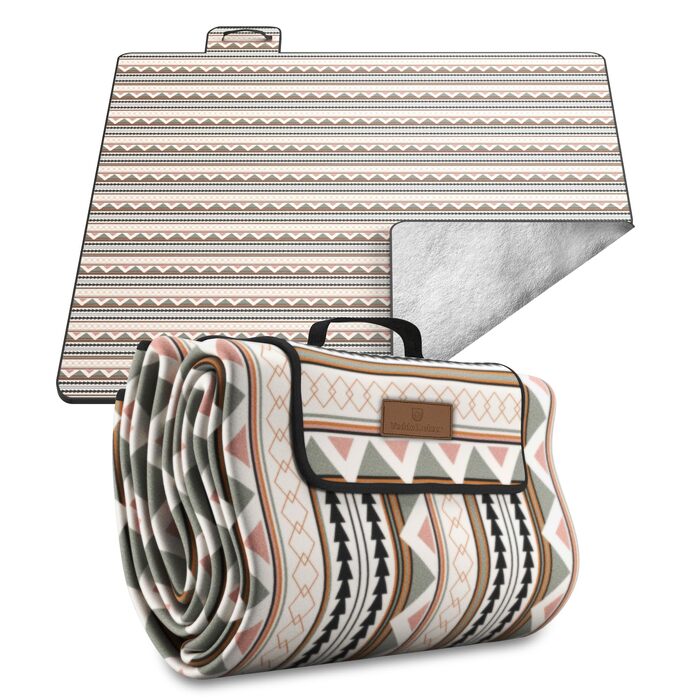 Плед для пікніка Veddelholzer 200x200 см, водонепроникний, антипісочний, XXL, ізольований, для пляжу, кемпінгу, парку, фестивалів