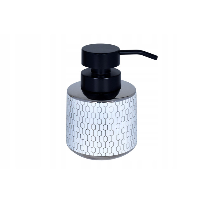 Набір аксесуарів для ванної Cadril (3 предмети), кераміка: дозатор та йоржик для туалету Bisk