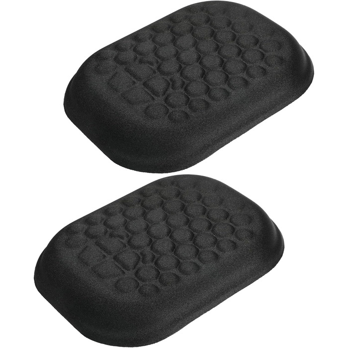 Підставка для зап'ястя Gimars під клавіатуру та мишу з memory foam, чорна