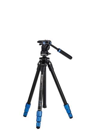 Відеоштатив Benro Slim Video Kit (TSL08AS2CSH) алюмінієвий, набір для зйомки відео
