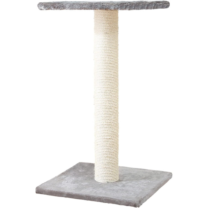 Trixie 43342 Cat Scratching Tree with Mirror, 69 cm, plated grey, 1 piece (1-pack)