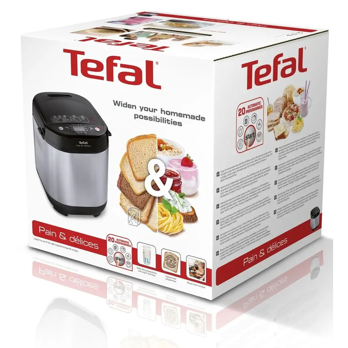 Хлібопічка Tefal PF240E38, сріблястий/сірий, 700 Вт
