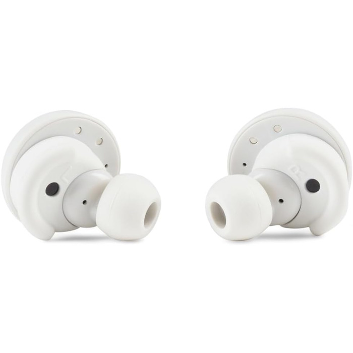 Навушники бездротові Denon PerL White з шумозаглушенням та персоналізованим звуком Masimo