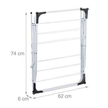 Relaxdays Folding Clothes Drying Rack