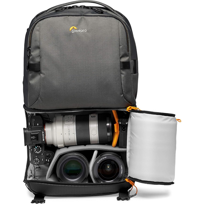 Сумка Lowepro BP 250 AW III сірого кольору для фотообладнання