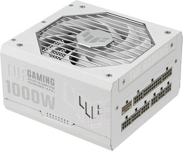 Блок живлення ASUS TUF Gaming 1000W Gold, білий, сертифікація 80 PLUS Gold