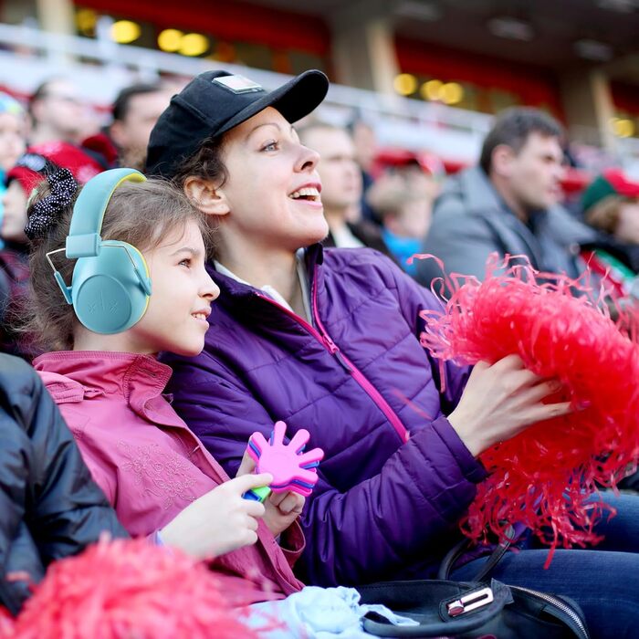 Навушники шумозаглушення для дітей ProCase, блакитні - захист від шуму, NRR 24dB, складна конструкція, регульований наголов'я