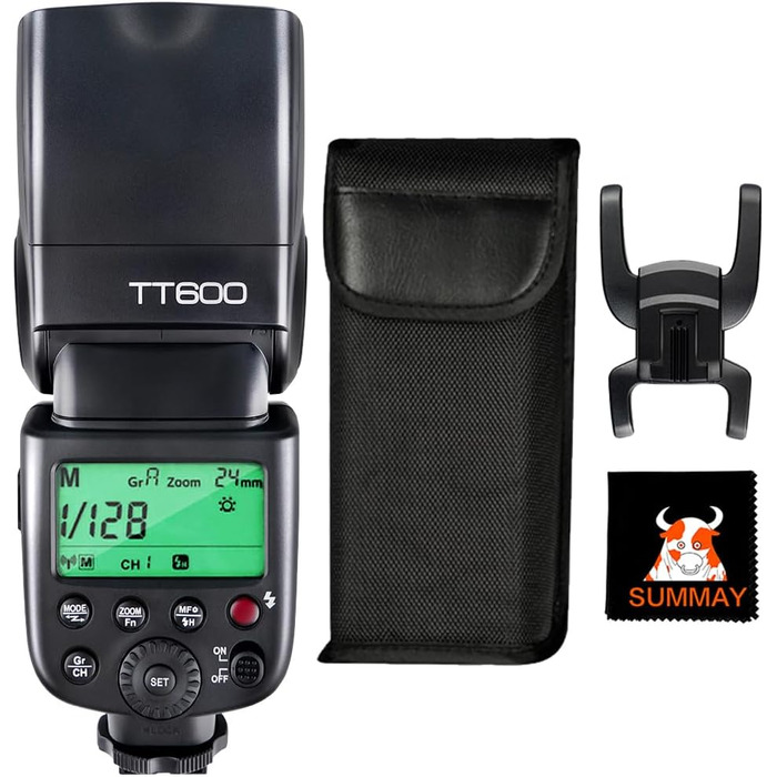 Спалах Godox TT600 - універсальний Speedlite для камер Canon, Nikon, Fujifilm, Pentax, Olympus, Panasonic