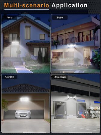 Ankishi 300W LED Floodlight Outdoor, IP65 Waterproof, Super Bright 6500K Cool White Outdoor Light, 30000LM Outdoor Spotlight Floodlight Projector for Sports Field, Garage, Garden, Backyard