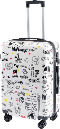 Валіза Xonic Design: міцний корпус, 360° обертання, кодовий замок, полікарбонат, L/XL або набір (3 шт.)