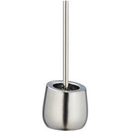 Набір для туалету WENKO Badi: тримач для щітки та очищувач обідка, кераміка, хром матовий