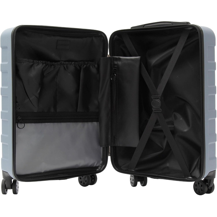 Чемодан ручної об'єм 24 л Cabin Max Anode Hardscalen сірий, 40x30x20 см, 2 колеса