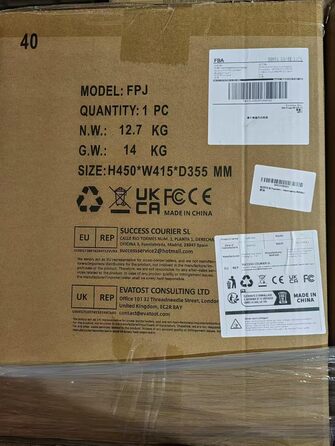 Сейф Safe Tresor WASJOYE з ключем для дому/офісу, 67л (25x35x25 см)