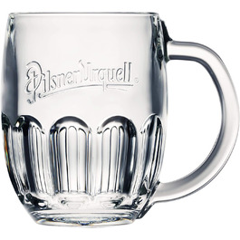 Пльзенське пиво Pilsner Urquell, 6 склянок, 0,5л, скляні кружки, Чехія