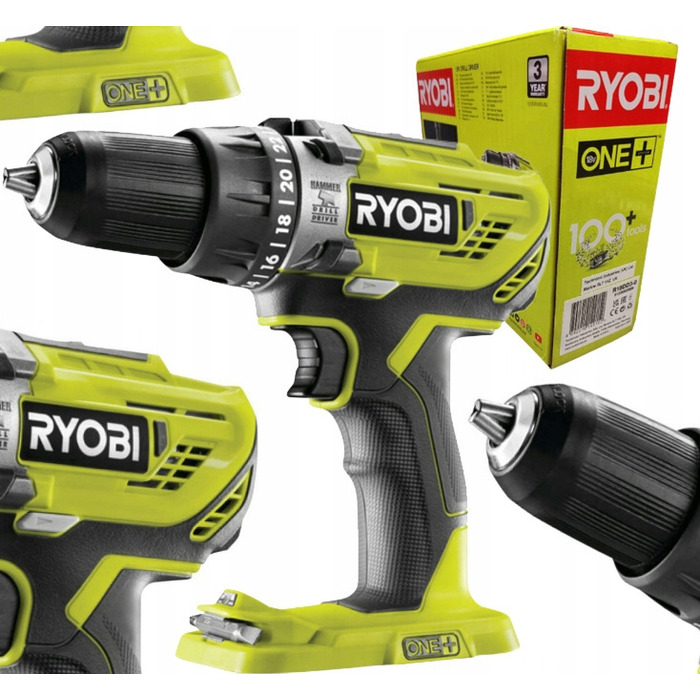 Ударний дриль-шурупокрут Ryobi R18PD3-0 AKU 18V (без АКБ)